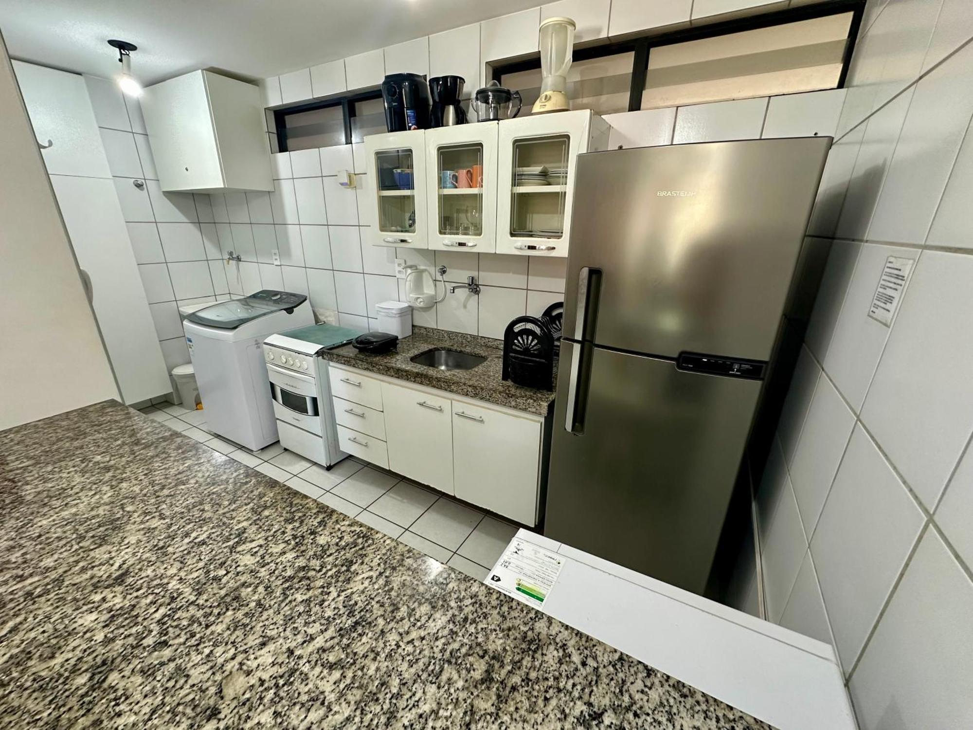Apto Jatiuca Uma Quadra Da Praia Maceió Esterno foto